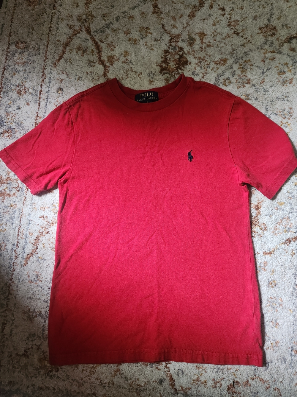 Polo by Ralph Lauren Red Short Sleeve Crewneck Tee